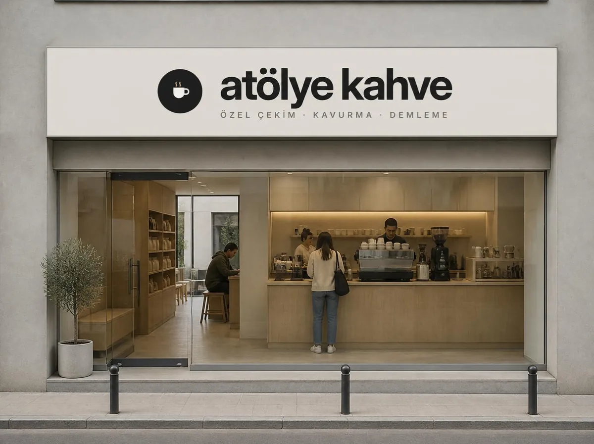 Tabela, Modern minimal: Atölye Kahve