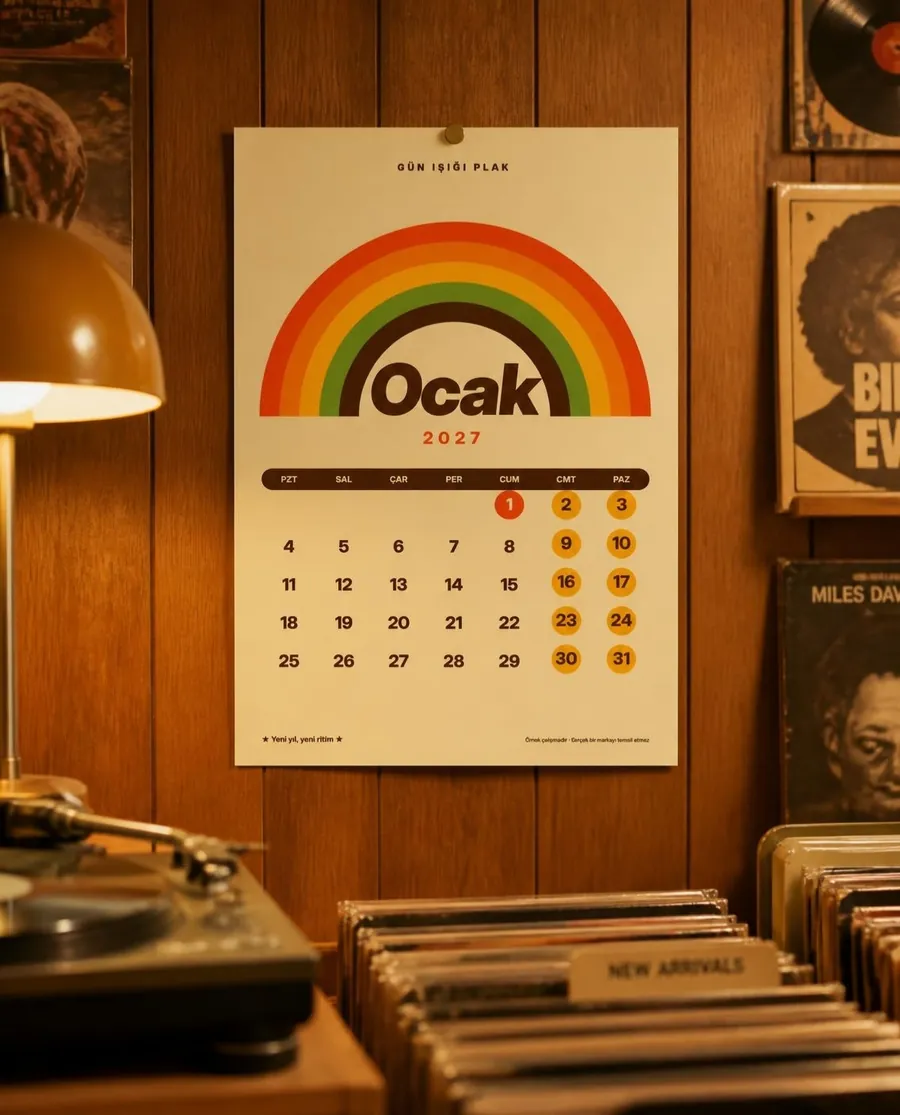 Takvim, 70'ler retrosu: Gün Işığı Plak